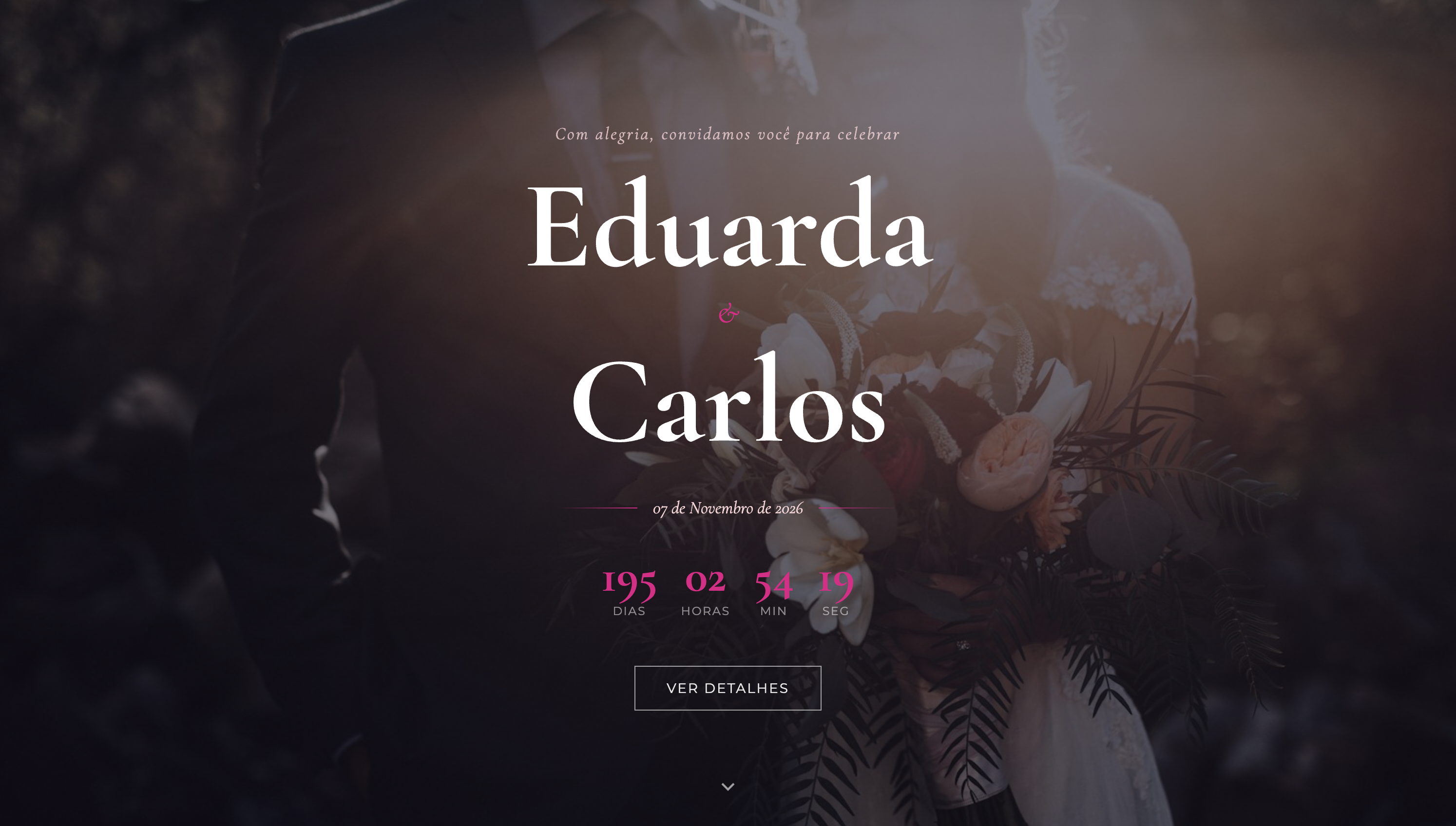 Site de casamento